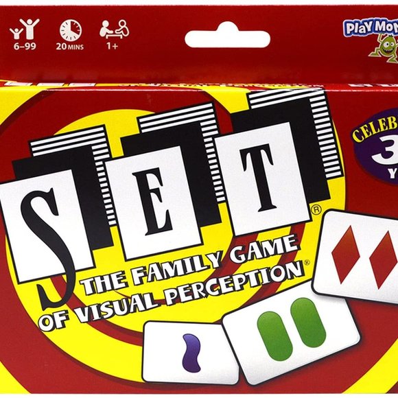 Set Card Game the Family Game of Visual Perception - Picture 1 of 5